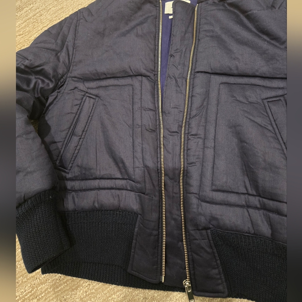 Isabel Marant Étoile Navy Blue Bomber Jacket EUC - Picture 14 of 17